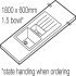 Maia 1800x28mm Stainless Steel 1.5B Vanilla - view 2