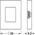 Loox Mod Dimmer wo Touch SM Plastic Silver - view 2