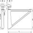 Shelf Clamp Support 4-45mm DieCast Aluminium - view 4