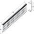 Ventilation Grille Phillips Sqr 100x500mm Anodised Silver Fire Rated - view 3