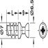 Rafix M20 Connect Bolt 5/7.5mm Zinc Alloy Bright - view 2