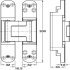 Tectus TE540 3D FR 180D Hinge MB - view 2