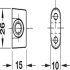 Rod Guide for D8mm Profile Zinc Alloy/Plastic PNP - view 2