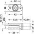 Symo3000 Cent Rotary Lock Dbl 22/12mm NP - view 4