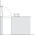Counterflap Catch 92mm Brass PC - view 3
