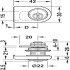Glass Door Cyl Lever Lock A Dif MNP - view 2
