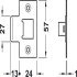 Tubular Mortice Latch BT 45/67mm EB - view 2