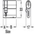Pro Cyl Sgl One Anti 10x35mm Brs MN KA - view 2