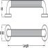 Nyma Pro D36x610mm Grb Rail Flt Wht - view 2