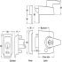 BS 8621 Nightlatch Keyless 60/90mm Polished Brass - view 2