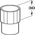 Plinth Shaft Extension 30mm Plastic Black - view 2