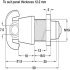 Padlockable Cam Lock-32/19.2mm Polished Chrome - view 4