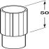 Plinth Shaft Extension 30mm Plastic Black - view 3
