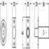 Mortice Door Security Bolt Brs/Steel PC - view 2