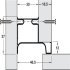 Gola System D Profile Vrt End 2.67m Aluminium Wht - view 3