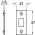 Tubular Mortice Latch HD 60/80mm Stainless Steel - view 3