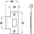 Tubular Mortice Latch HD 60/80mm Stainless Steel - view 4