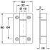 PBA Cub/Brd 316L Hinge Sprung SSS - view 2