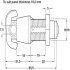 Padlockable Cam Lock-32/19.2mm Polished Chrome - view 2