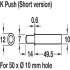 K Push Tech Conc Short w Magnet Antique - view 5