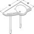 Ropox Support Washbasin Basic RH Wht - view 3