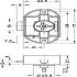 PushButton Lock BS25mm Plastic Brown - view 3