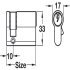 Sgl Profile Cylinder 45mm Brass SC - view 2