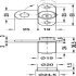 Cylinder Cam Lock w Trap 19mm Dif Dir.B - view 2
