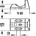 Spring Catch Quick Automatic Plastic/Steel Brn - view 3