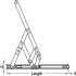Restrictor Friction Hinge 406mm 24kg 60D - view 3