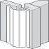 Commercial FingerGuard 1960mm Plastic Lt Grey - view 3
