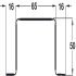 Commercial FingerGuard 1960mm Plastic Lt Grey - view 2