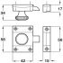 Window/Door Catch for Shutters Brass Polished Brass - view 2