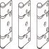 HafeleFld 100U Hinge Set In/Off 316 SSS 943.32.079