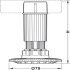 AXILO 78 Plinth Foot/Shaft Plug 100mm - view 2