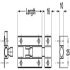 Barrel Bolt w Keep 40mm Brass CP - view 5