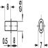 Shelf Support D5mm Collar Plug Steel Brz - view 2