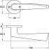 HL09 Lvr Set D53.5mm Std KW 304 SSS - view 2