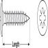 Hospa Screw Ful Flat PZ2 D3.5x25mm Steel Glv - view 3
