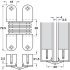 180D Concealed Hinge 24-26mm SF BPS - view 2
