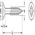 Spax Screw Prt Countersunk PZ2 D5.0x90/60mm Yellow Zinc - view 2