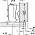 Tiomos 110D Hinge Clk FO SF w SC NP - view 3