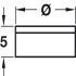 Cover Caps D12.6mm Hinged for Screws Black - view 3