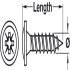 Spax Screw Ful Flange PZ2 D4.0x13mm Wrx - view 2