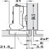 Tiomos 110D Hinge Clk HO SF wo SC NP - view 2