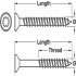 Spax Screw Ful Countersunk TS15 D3.5x25mm Stainless Steel - view 2