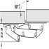 Swing Up 90D Hinge SF wo SC Overlay Mnt - view 3