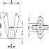 Wing Nut M6 Steel Glv - view 2