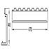 Cuisio Cut Tray End Piece 423mm Gph - view 4