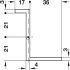 Neuform Hinge 40mm 19-20mm Brass PNP - view 4